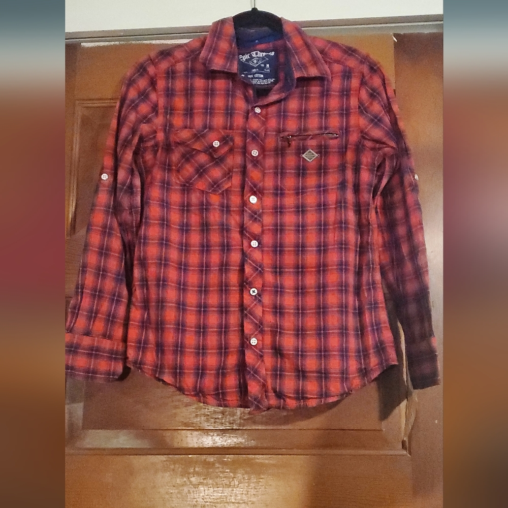 5 for 25$ Boys Epic Threads slim fit button down
